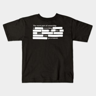 Trust Your Government Kids T-Shirt